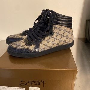 Gucci Leather GG hightop